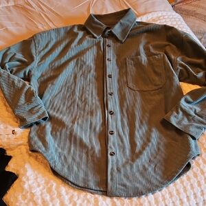 Green Corduroy Shirt/ Shacket